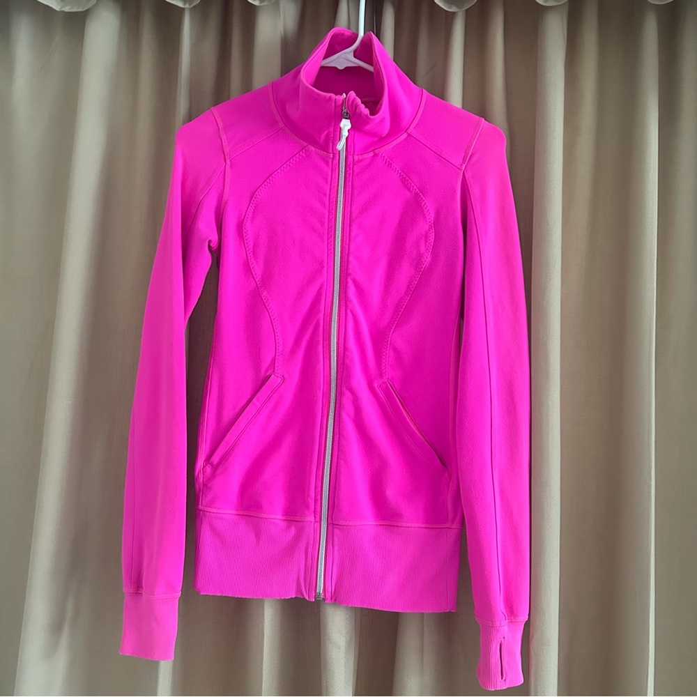 Lululemon Neon Pink Athletic Jacket Size 6